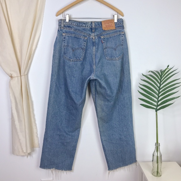 Levi's Denim - Levi's 561 Loose Fit Straight Leg Raw Hem Jeans